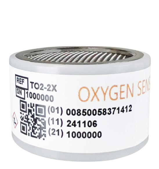 TO2-2X Trace PPM Oxygen Sensor fuel cell designed for gas streams containing CO2 and acid gases.